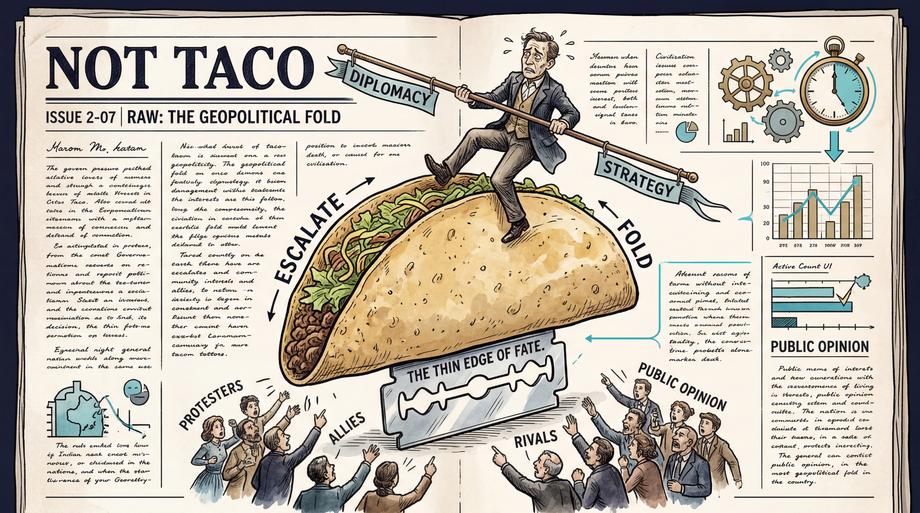 The taco on the razor's edge